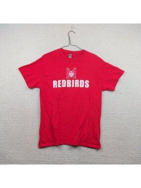McGill University Montreal Red Birds T-Shirt Red Sz M Sports Team Merch Classic